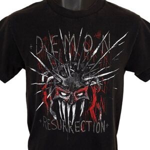 Finn Balor T Shirt Mens Size Small Black Demon Resurrection WWE Pro Wrestling